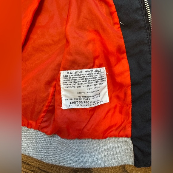 London Fog vintage kids bomber jacket, size 3-4 - Picture 7 of 10